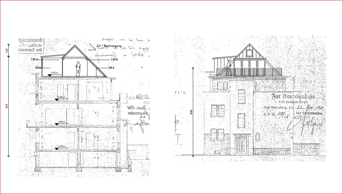 Ausbau des Dachgeschosses eines 1930er-Jahre-Hauses