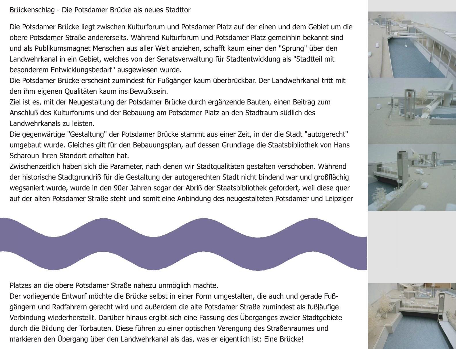 Umbauung einer Brücke
