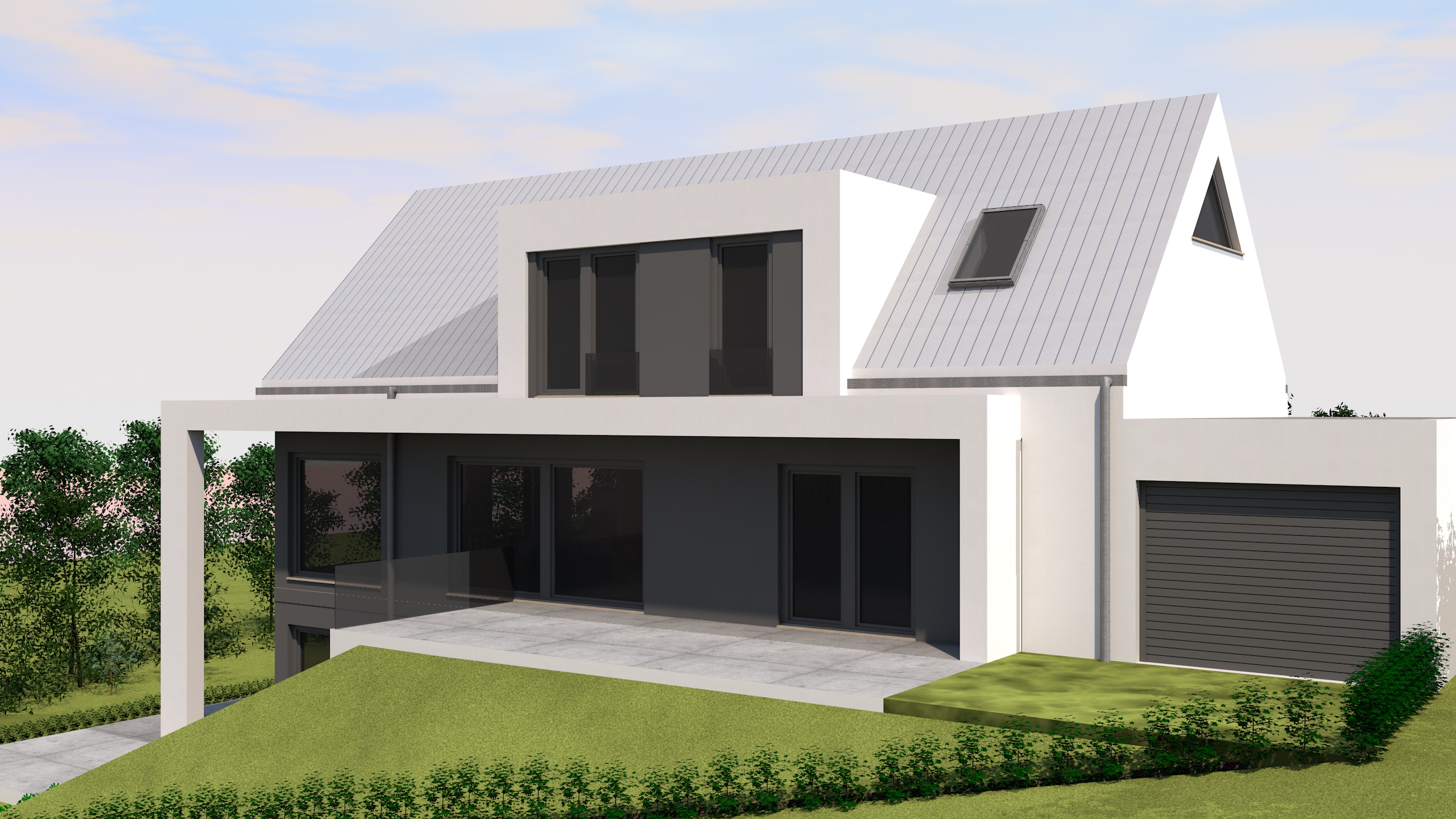 Neubau eines Einfamilienhauses