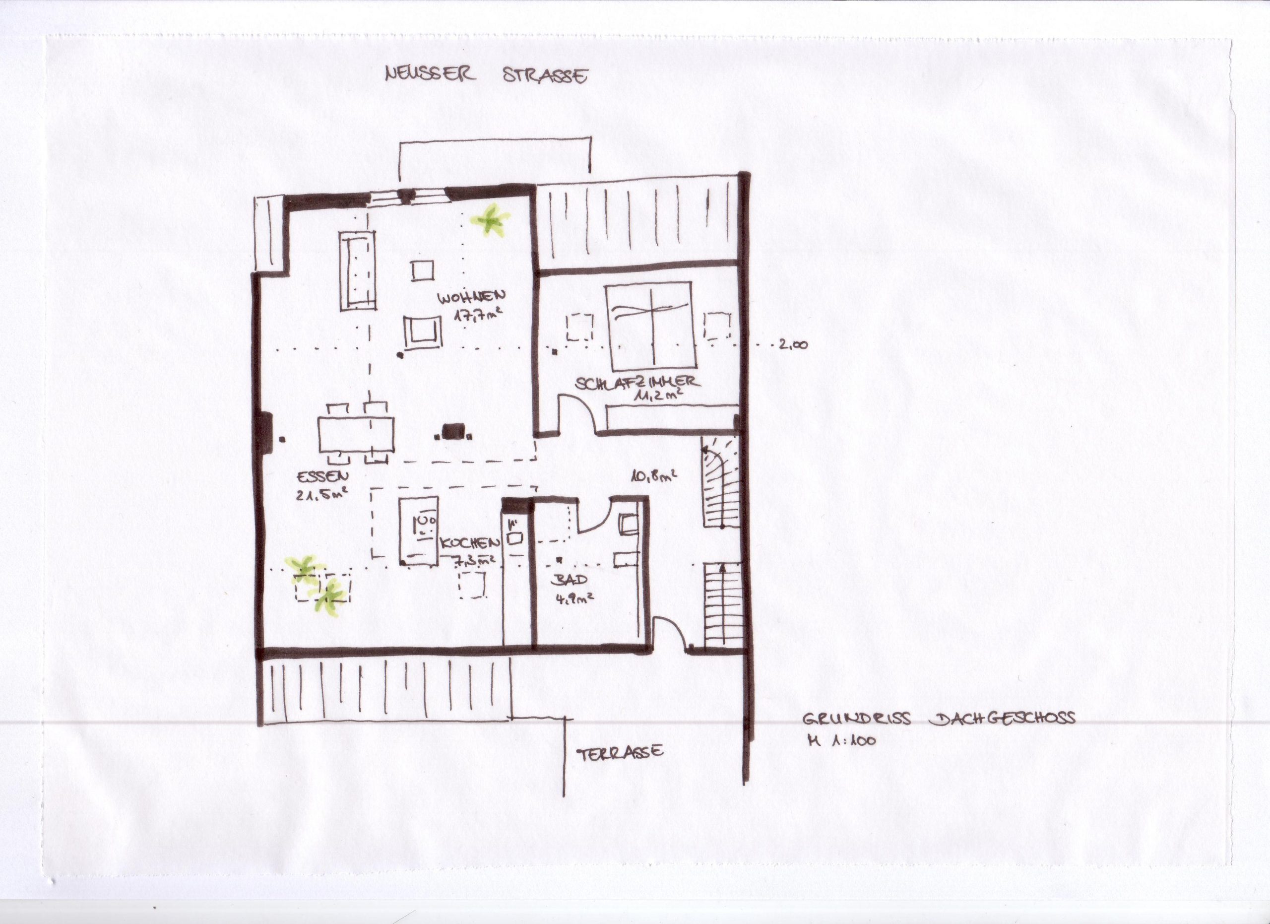 Umbau und Sanierung eines denkmalgeschützten Stadthauses, Ausbau des Dachgeschosses und einer ehemaligen Ofenbauwerkstatt