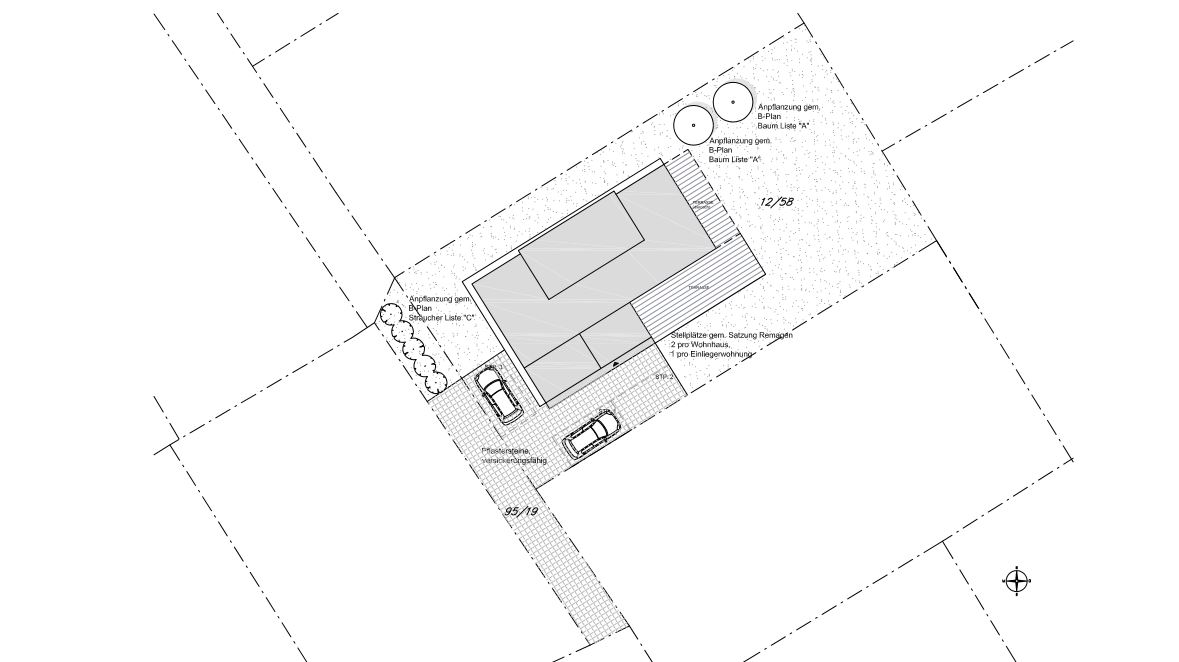 Neubau eines Einfamilienhauses