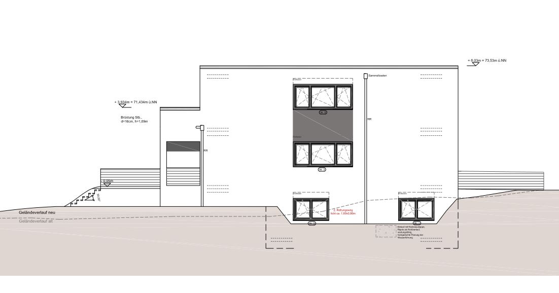 Neubau eines Einfamilienhauses