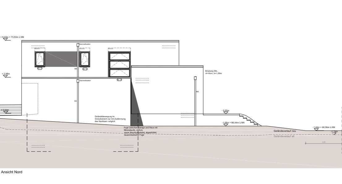 Neubau eines Einfamilienhauses