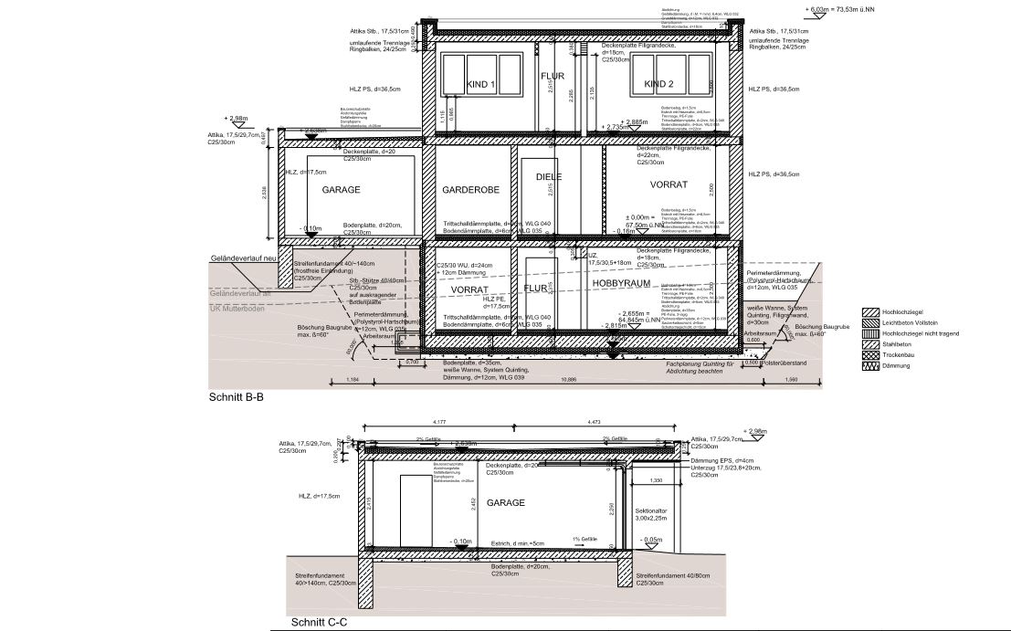 Neubau eines Einfamilienhauses