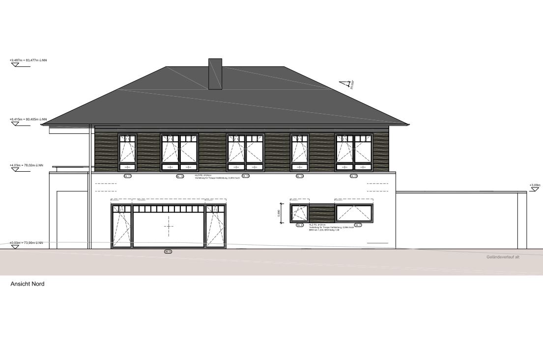 Neubau eines Einfamilienhauses