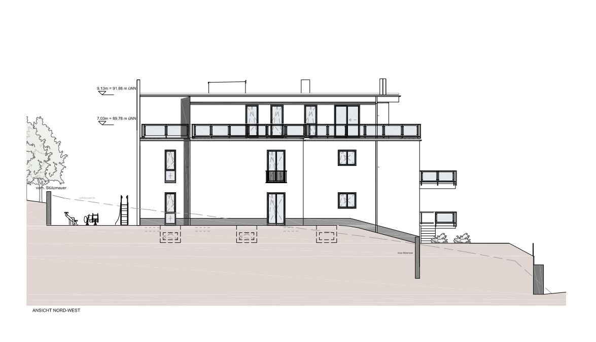 Neubau eines Mehrfamilienhauses