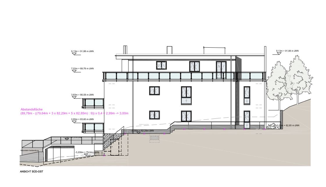 Neubau eines Mehrfamilienhauses