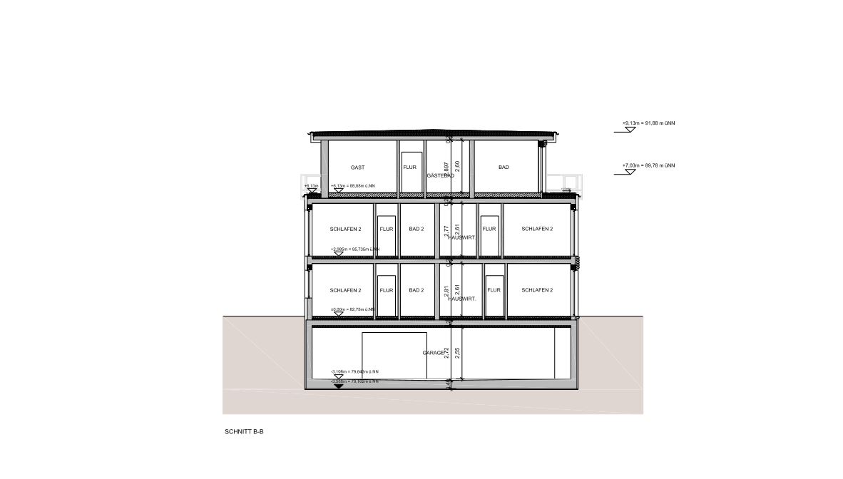 Neubau eines Mehrfamilienhauses