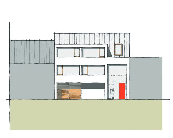 Neubau eines Zweifamilienhauses