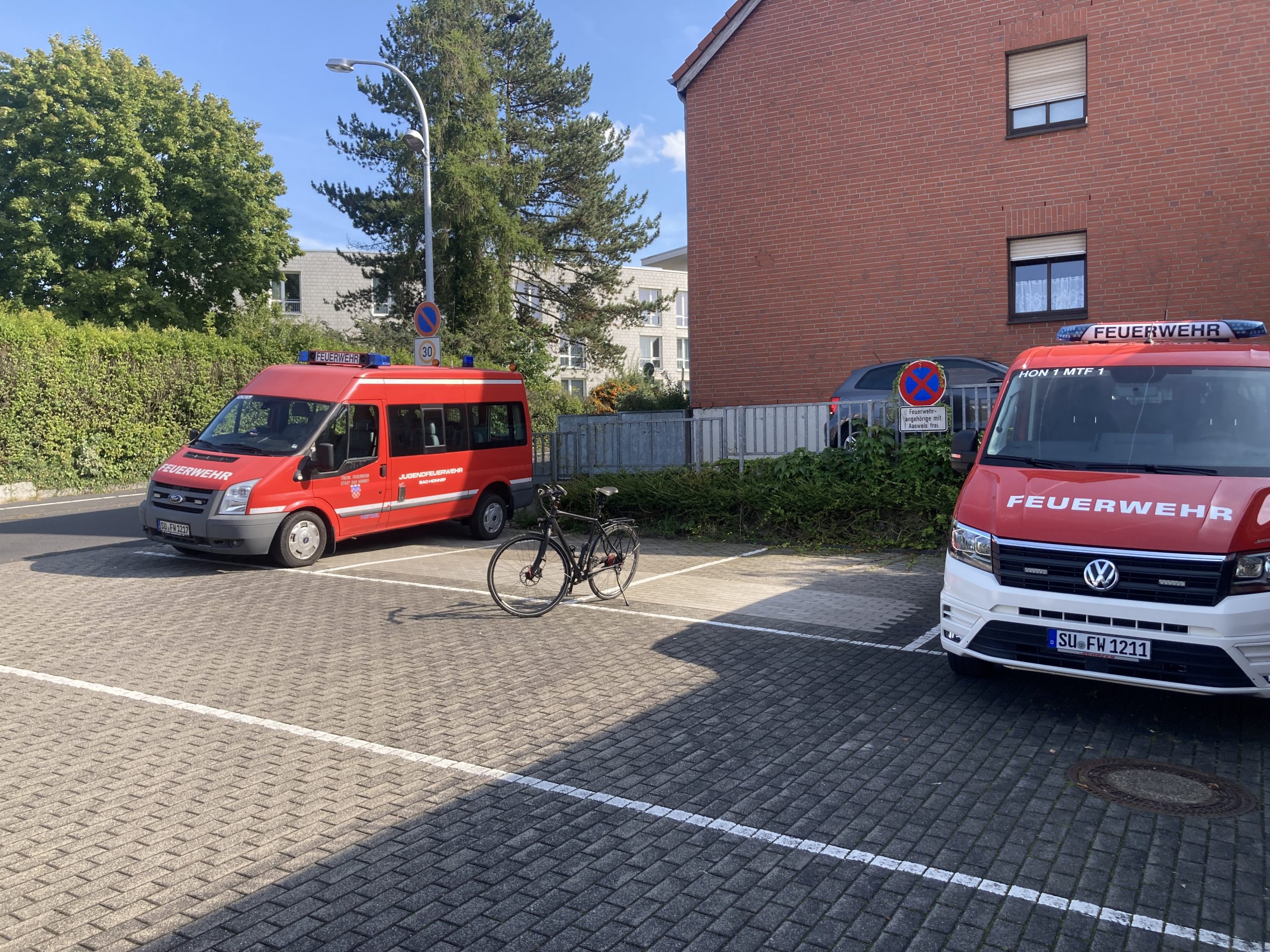Errichtung eines Carports für die Feuerwehr
