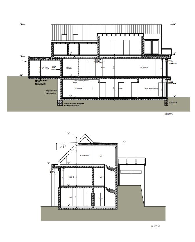 Neubau eines Einfamilienhauses