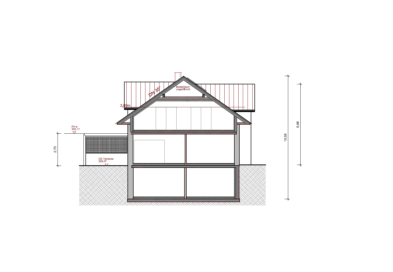 Errichtung einer Pergola