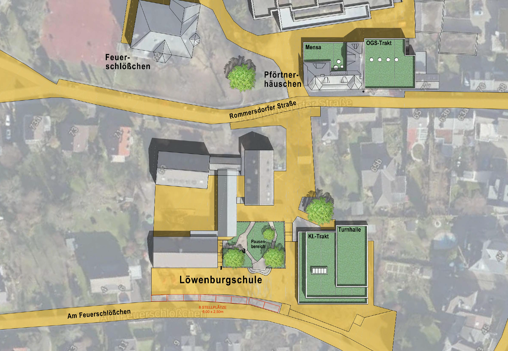 Errichtung von OGS Räumen für die Schulstandorte Rhöndorf, Rommersdorf und Aegidienberg