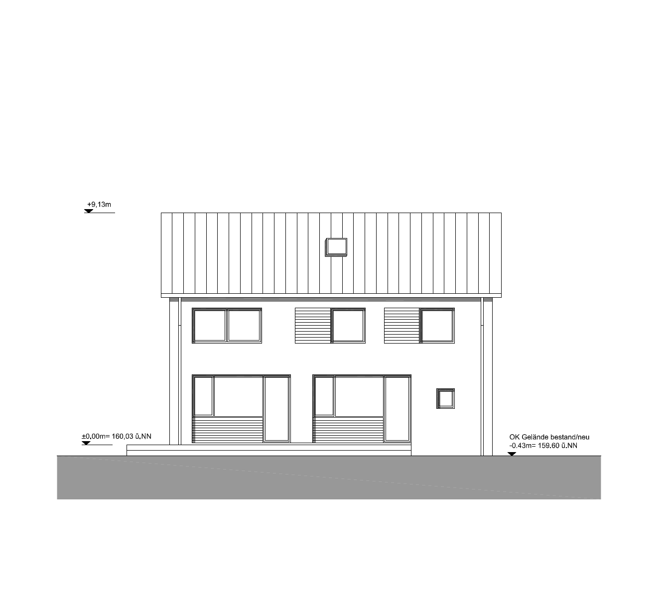 Neubau eines Einfamilienhauses