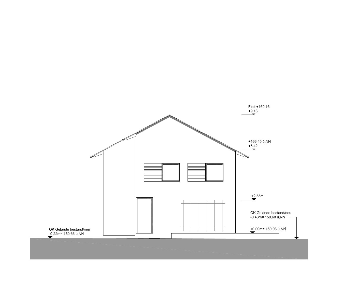 Neubau eines Einfamilienhauses