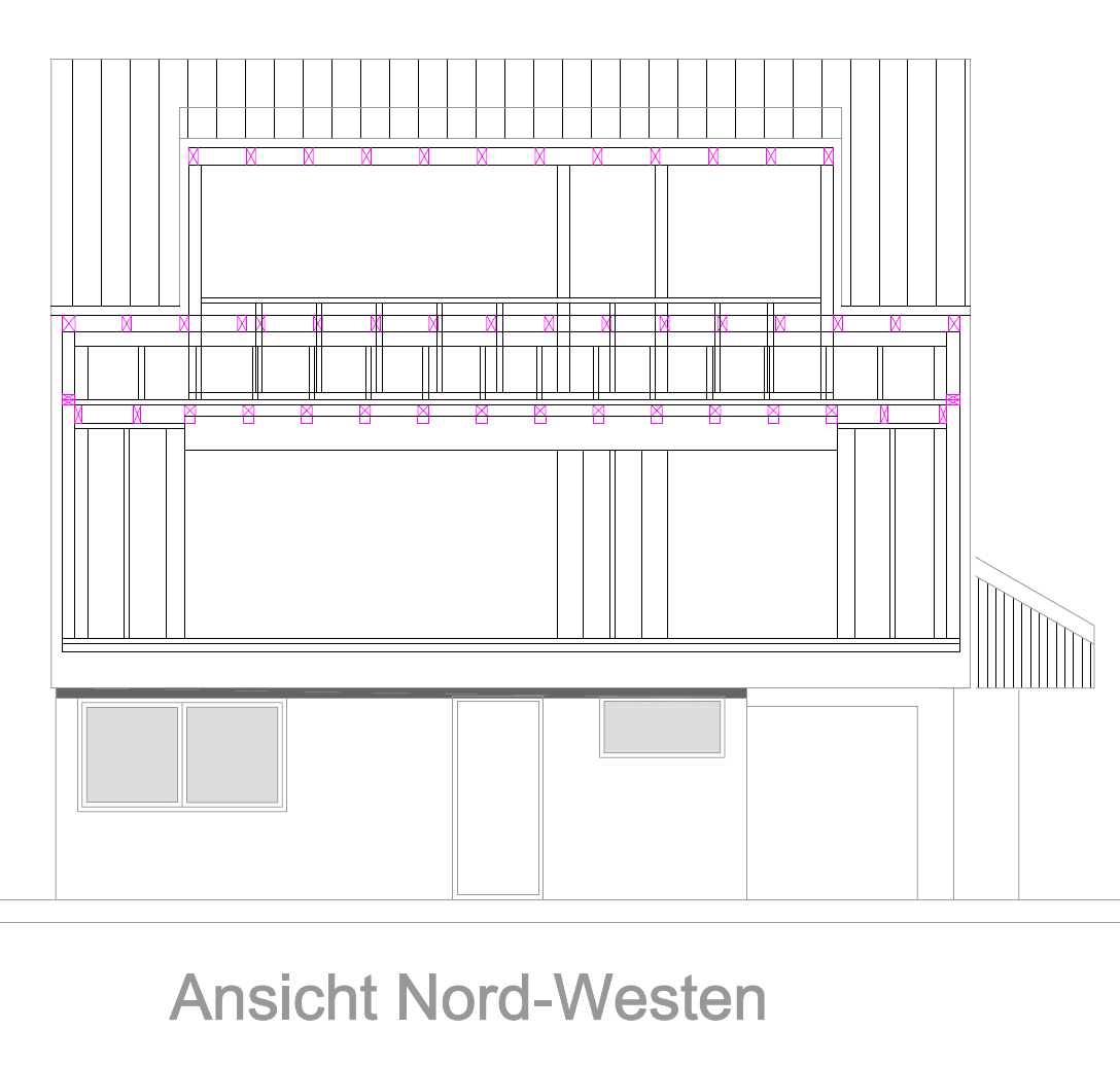 Aufstockung eines Einfamilienhauses