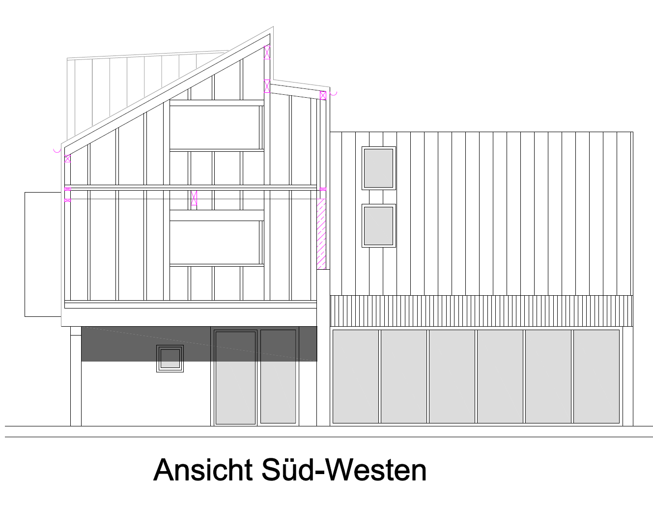 Aufstockung eines Einfamilienhauses