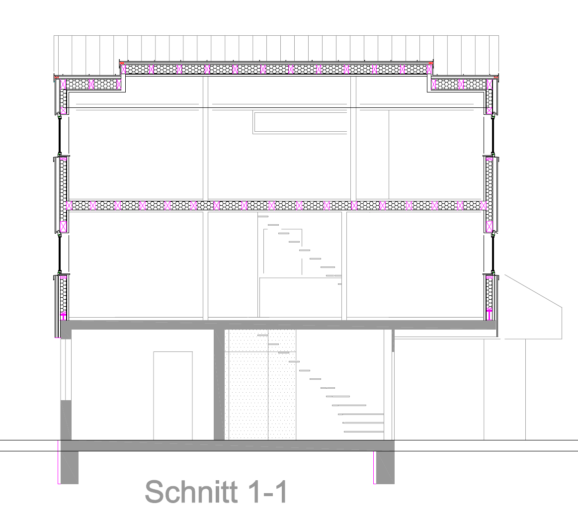 Aufstockung eines Einfamilienhauses