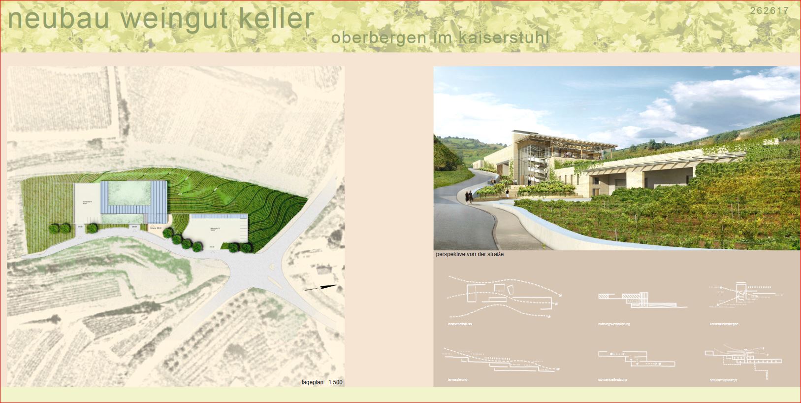 Wettbewerb Neubau Weingut Keller