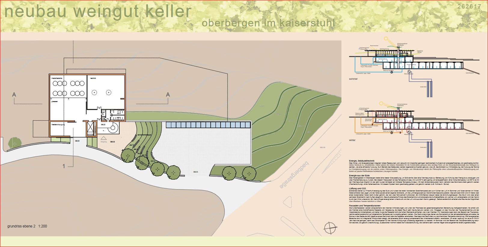 Wettbewerb Neubau Weingut Keller