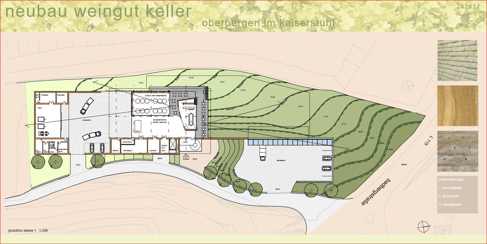 Wettbewerb Neubau Weingut Keller