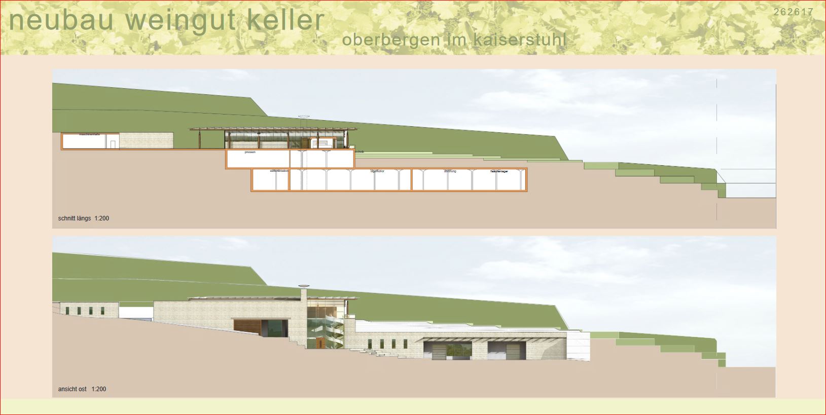 Wettbewerb Neubau Weingut Keller
