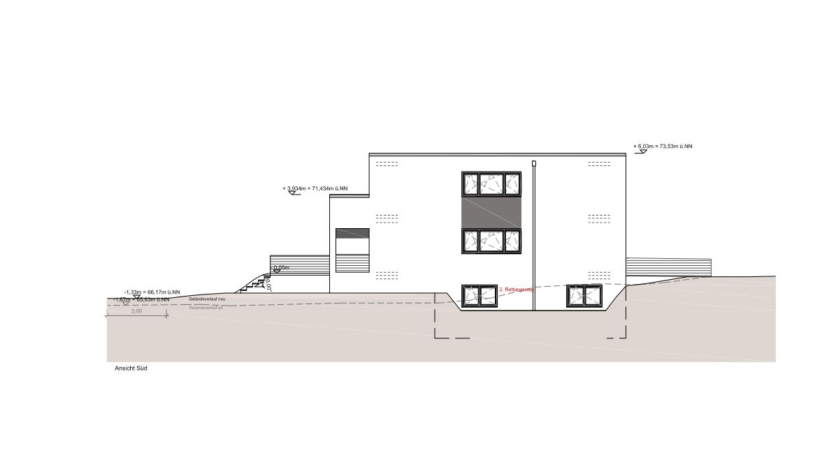 Neubau eines Einfamilienhauses