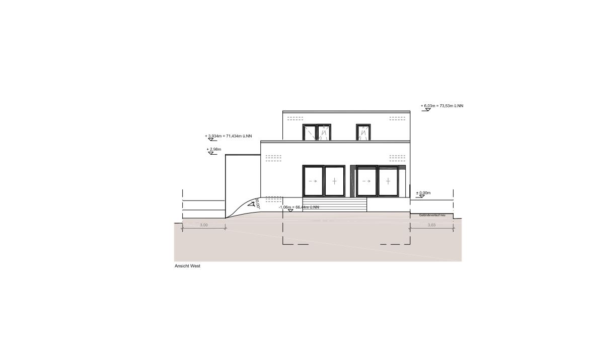 Neubau eines Einfamilienhauses