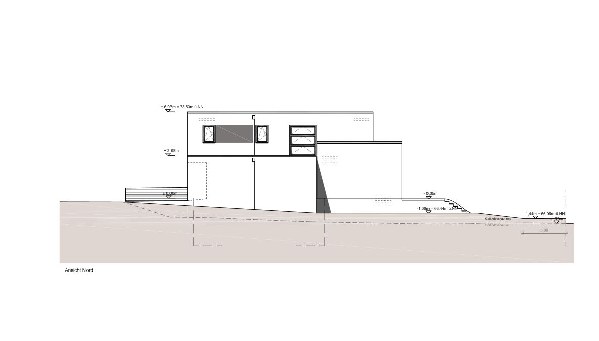 Neubau eines Einfamilienhauses