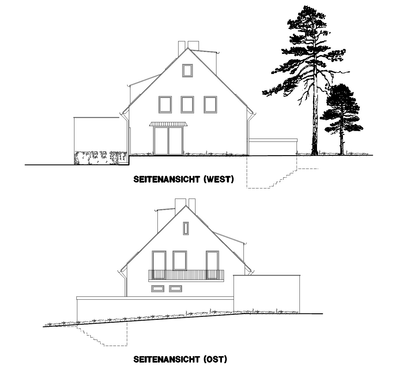 Umbau und Modernisierung eines 1950er-Jahre-Hauses