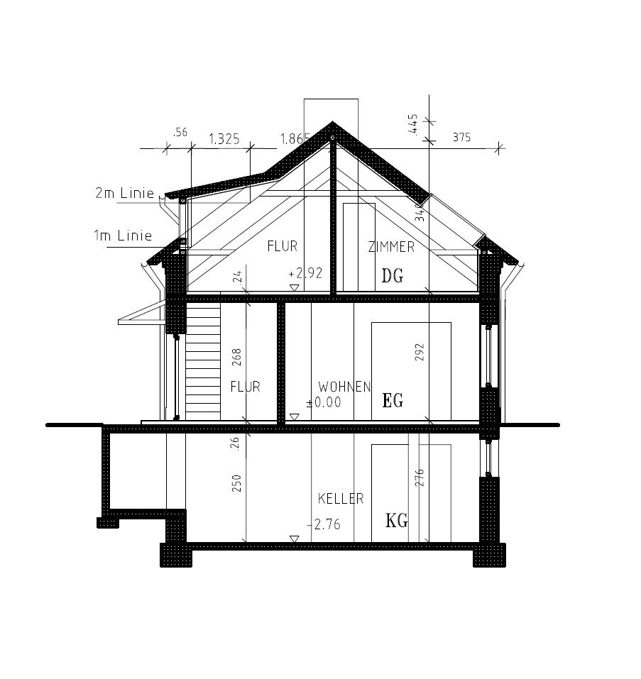 Errichtung von Dachaufbauten und einem Balkon bei einem Einfamilienhaus